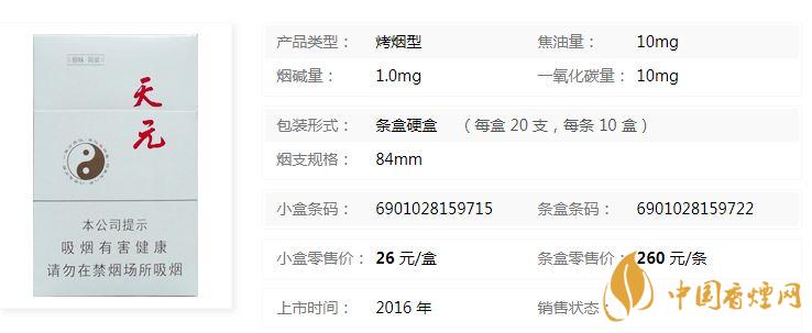 泰山天元多少錢一盒價格？泰山天元白盒價格及參數2020