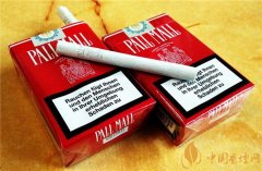 紅pall mall香煙多少錢一包 德稅無(wú)嘴pall mall紅色價(jià)格42元/包